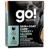 GO! Skin & Coat Turkey & Salmon Pate 12.5OZ Tetra