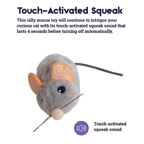 Squeak Squeak Mouse Grey | Cat
