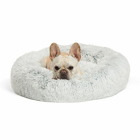 Donut Shag Bed Grey Small 23x23
