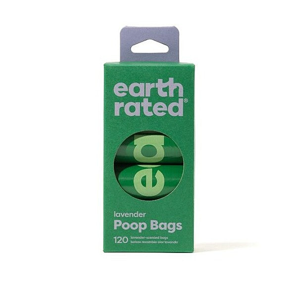 EARTH RATED POOP BAGS REFILL PACK LAVENDER SCENTED