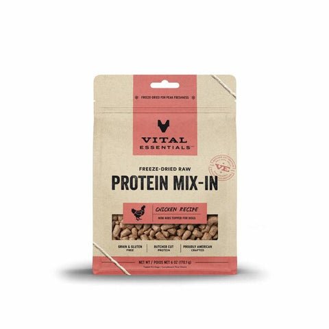 FD Raw Protein Mix-In Chicken Topper Mini Nibs 6OZ