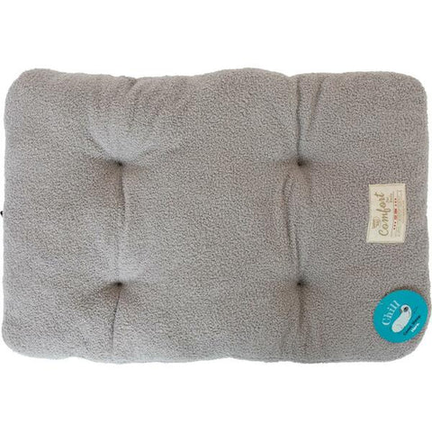 HT Chill Gusset Bed Teddy Light Grey