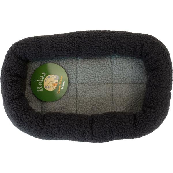 Relax Sherpa Bolster Mat 2 Tone Grey