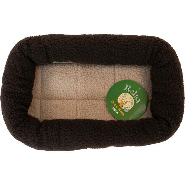 Relax Sherpa Bolster Mat 2 Tone Brown