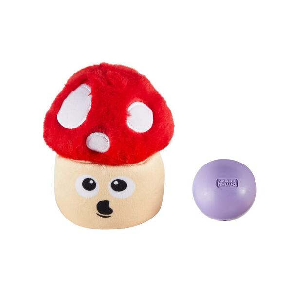 Snack Palz Mushroom Plush Puzzle w/Treat Ball