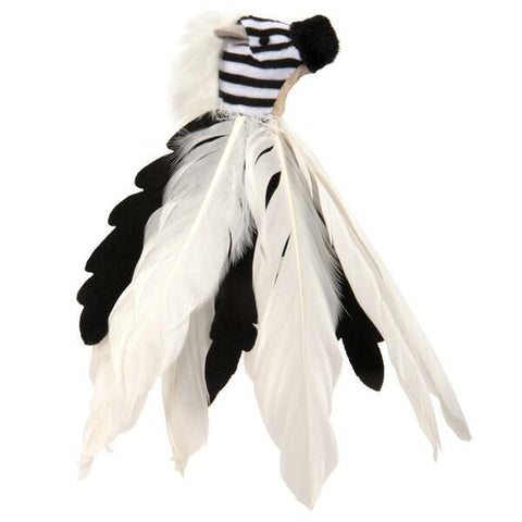 Zingy Zebra Toss & Chase Feathered | Cat