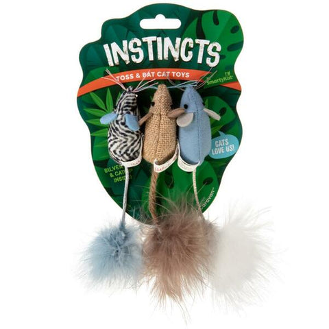 HappyNip Caravan Mice 3PK | Cat