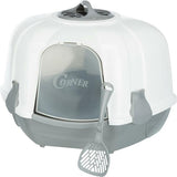 Maro Hooded Corner Litter Tray 24x17x20.5| Cat