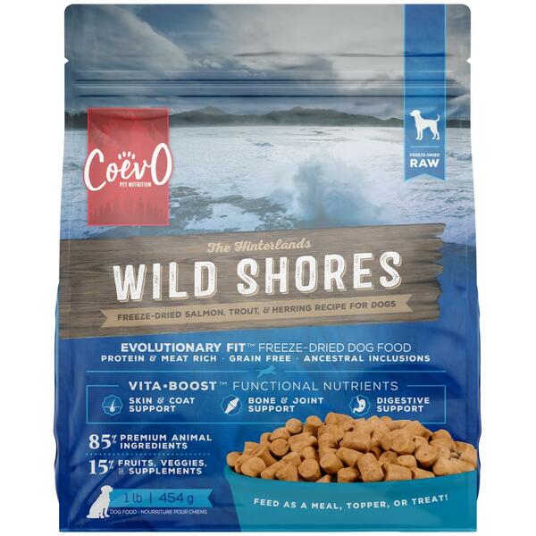 Coevo Freeze Dried Raw Wild Shores Recipe 1LB