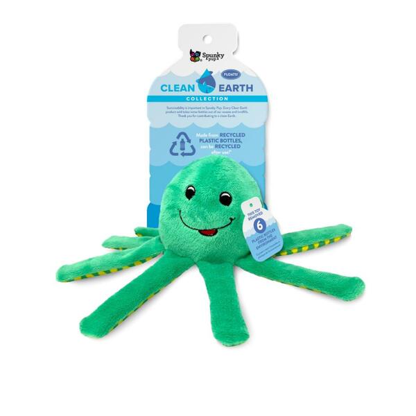 Clean Earth Recycled Octopus Small