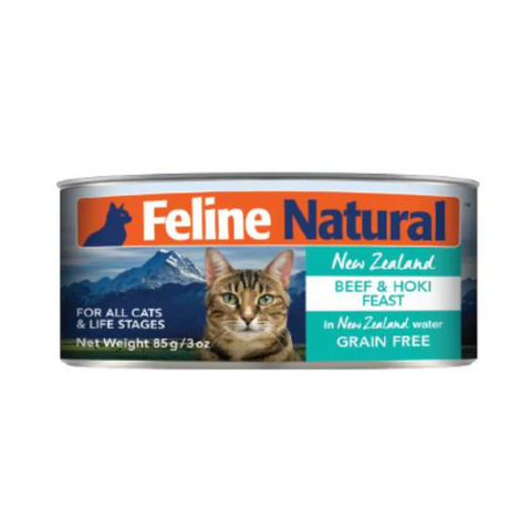 Feline Natural - Beef & Hoki Can 85g