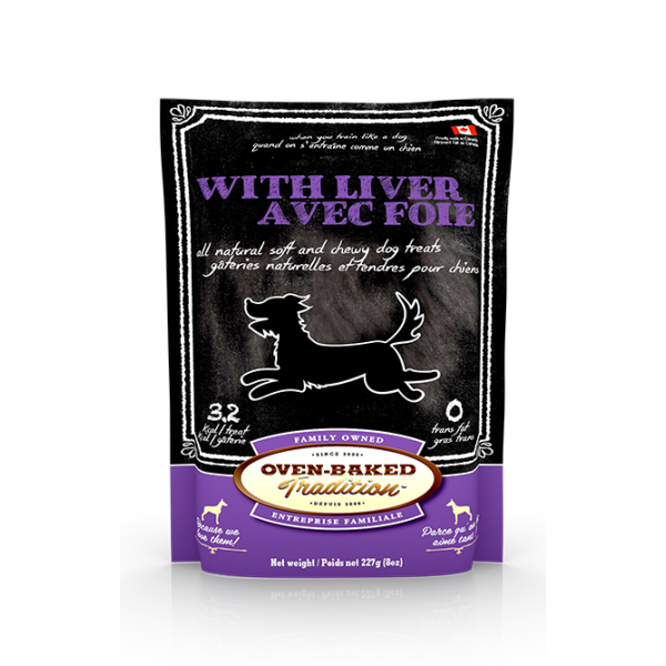 Oven-Baked Tradition Dog Treat Liver 8 oz