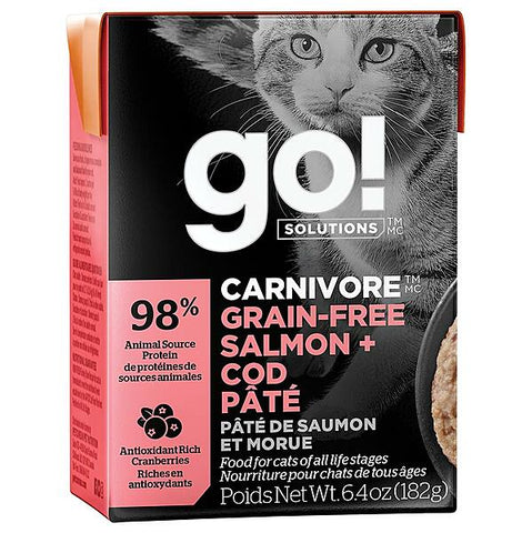 GO! Carnivore Salmon & Cod Pate 6.4OZ