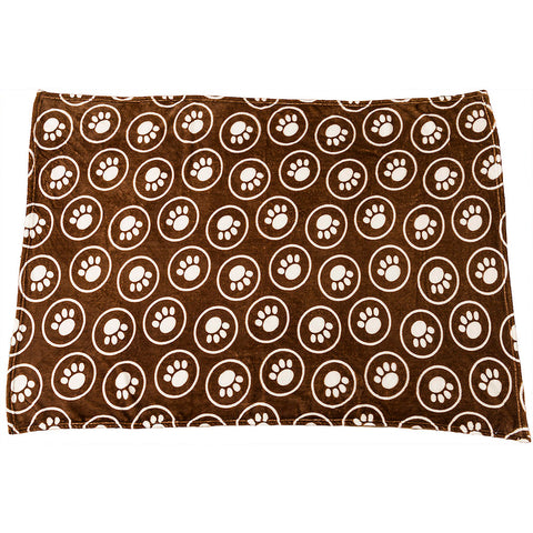 Snuggler Blanket Bones Brown Paws