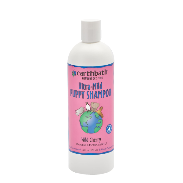 Earthbath Ultra-Mild Puppy Shampoo Wild Cherry 16 oz