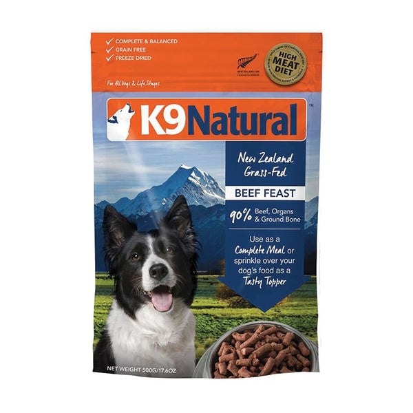 K9 NATURAL BEEF FREEZE-DRIED RAW DOG FOOD