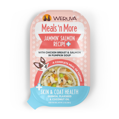 Weruva Dog Meals'nMore Jammin Salmon+ 3.5oz Cup