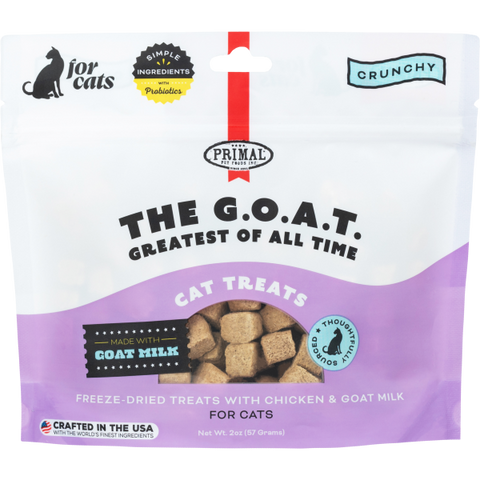 Primal Cat Treats G.O.A.T. Chicken & Goat Milk 2 oz