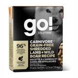 GO! : DOG CV GF Shredded Lamb + Wild Boar Tetra