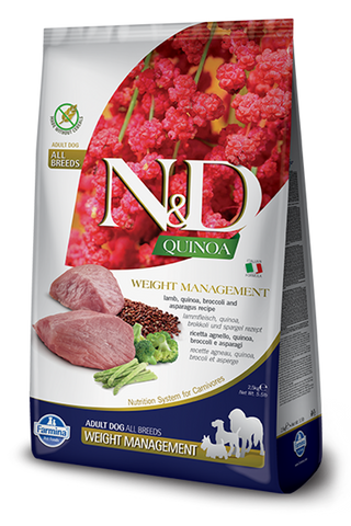 Farmina N&D Dog Quinoa Weight Management LAMB