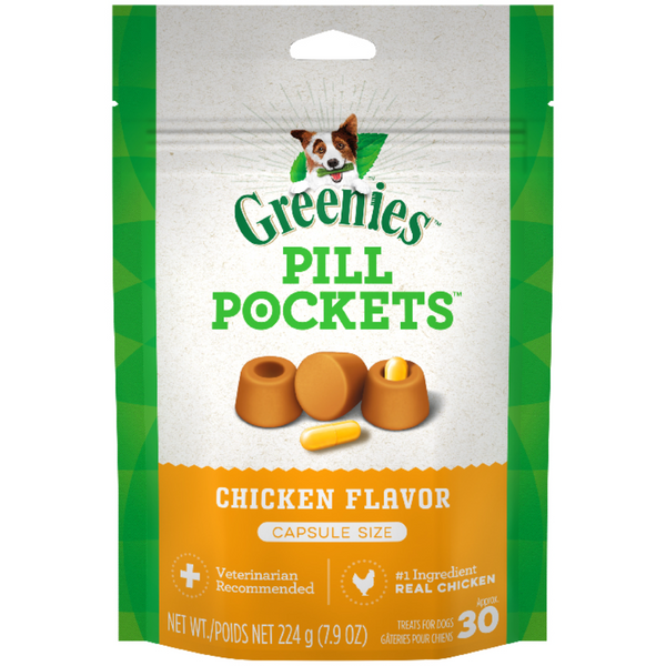 GREENIES PILL POCKETS: CHICKEN FLAVOR CAPSULES