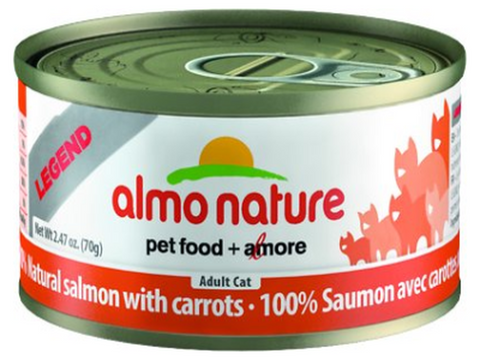ALMO NATURE CAN: NATURAL SALMON WITH CARROTS 24/CASE