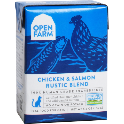 Open Farm Cat Chicken & Salmon Rustic Blend 5.5 oz