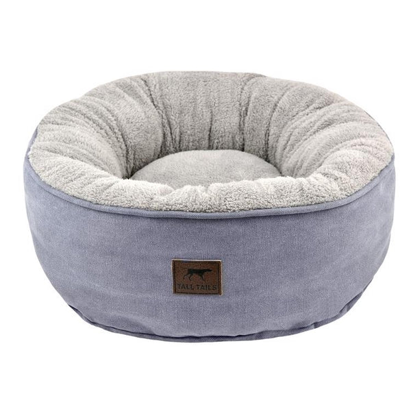 Tall Tails Donut Bed Charcoal | SM 18x18x7
