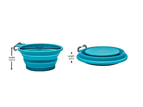 MESSY MUTTS COLLAPSIBLE BOWL