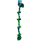 Knotty Rope Five XLarge Blue & Green 36"