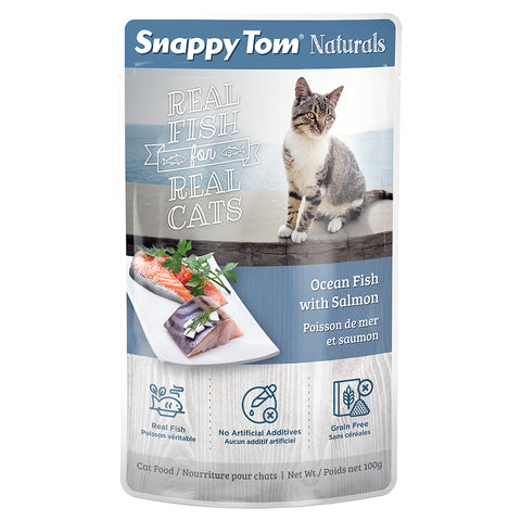 SNAPPY TOM: Ocean Fish with Salmon 100GM | Cat