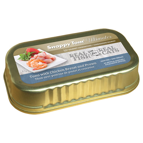 Snappy Tom: Tuna with Chicken Breast & Prawn 85GM | Cat