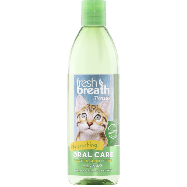 TropiClean Fresh Breath Water Additive for Cats 473 ml