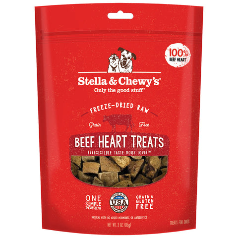 STELLA & CHEWY'S FD BEEF HEARTS TREAT 3OZ