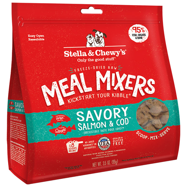STELLA & CHEWY'S SAVORY SALMON & COD MEAL MIXERS