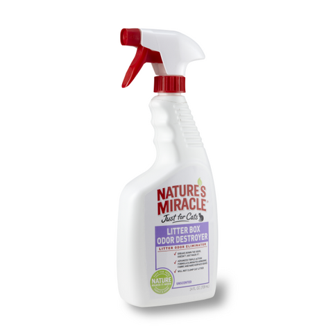 NATURE'S MIRACLE Litter Box Odor Destroyer 24 oz