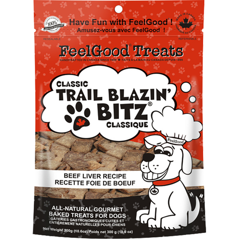 FEEL GOOD : CLASSIC TRAIL BLAZIN' BITZ BEEF LIVER 10.2OZ