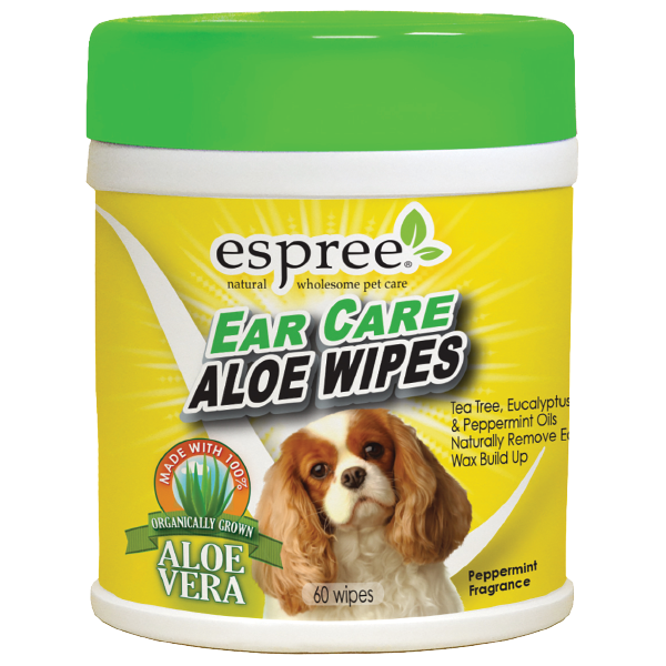 Espree Ear Care Aloe Wipes 60 ct