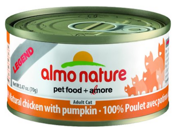 ALMO NATURE CAN: NATURAL CHICKEN WITH PUMPKIN 24/CASE