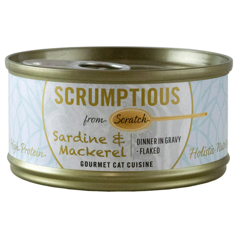 SCRUMPTIOUS : SARDINES & MACKEREL 2.8OZ