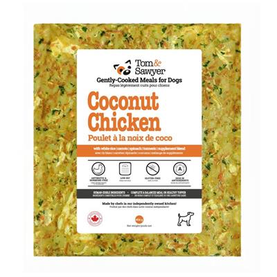 Tom&Sawyer Dog Gently Cooked Coconut Chicken 454g