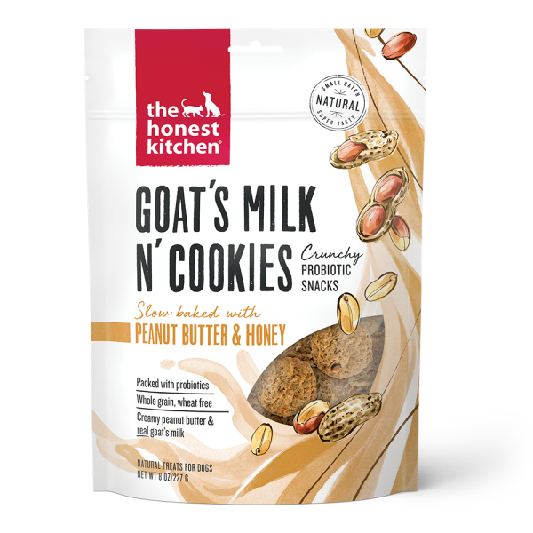 HK Dog Goat's Milk N' Cookies w/ Peanut Butter & Honey 8 oz
