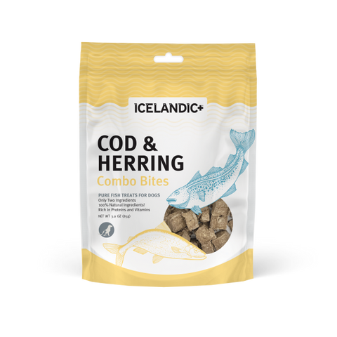 Icelandic+ Cod & Herring Combo Bites 3 oz