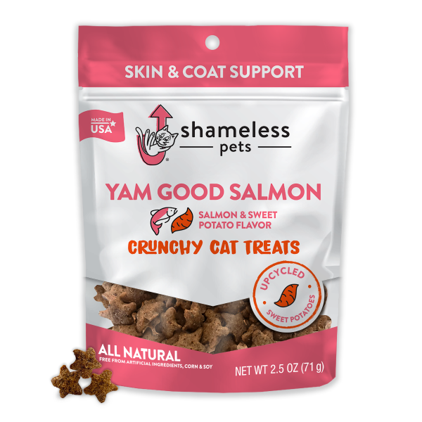 Shameless Pets Cat Treats Yam Good Salmon 2.5 oz