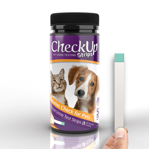 CheckUp Dog/Cat Testing Strips Diabetes Detection 50pk