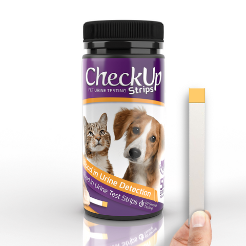 CheckUp Dog/Cat Testing Strips Blood in Urine Detection 50pk
