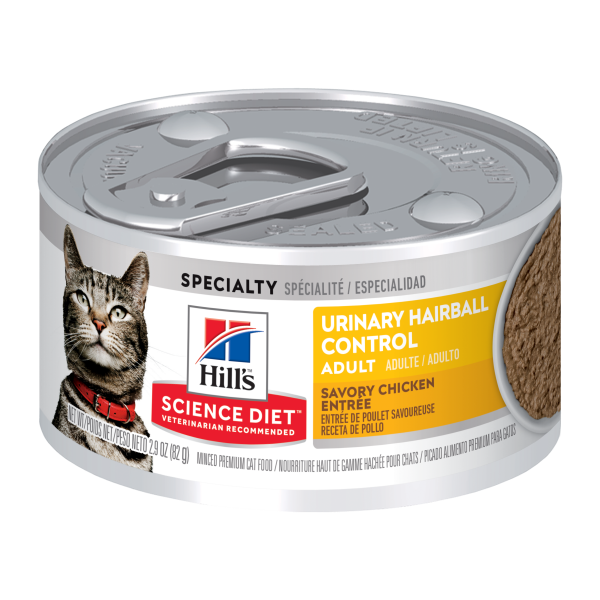 Hill's Science Diet Cat Adult Urinary&Hairball Ctrl 2.9oz