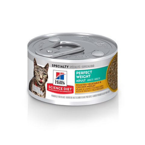 Hill's Science Diet Cat Perfect Weight Chk Medley 2.9 oz