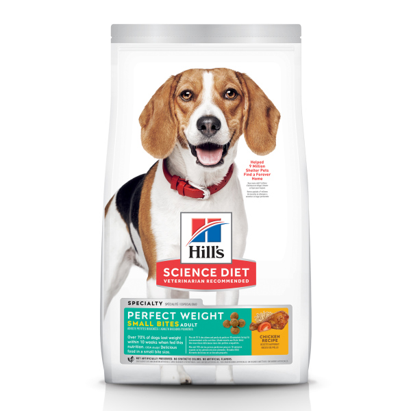 Hill's Science Diet Dog Adult PerfectWeight SmBts Chk 4 lb