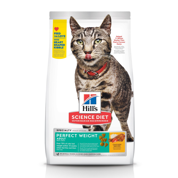 Hill's Science Diet Cat Adult Perfect Weight Chicken 3 lb